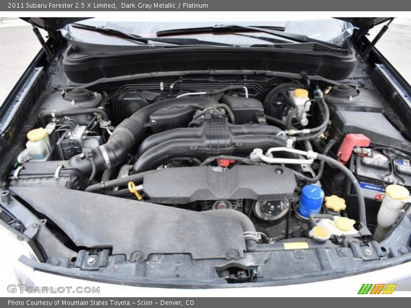 Dark Gray Metallic / Platinum 2011 Subaru Forester 2.5 X Limited