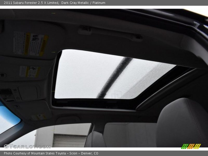 Dark Gray Metallic / Platinum 2011 Subaru Forester 2.5 X Limited