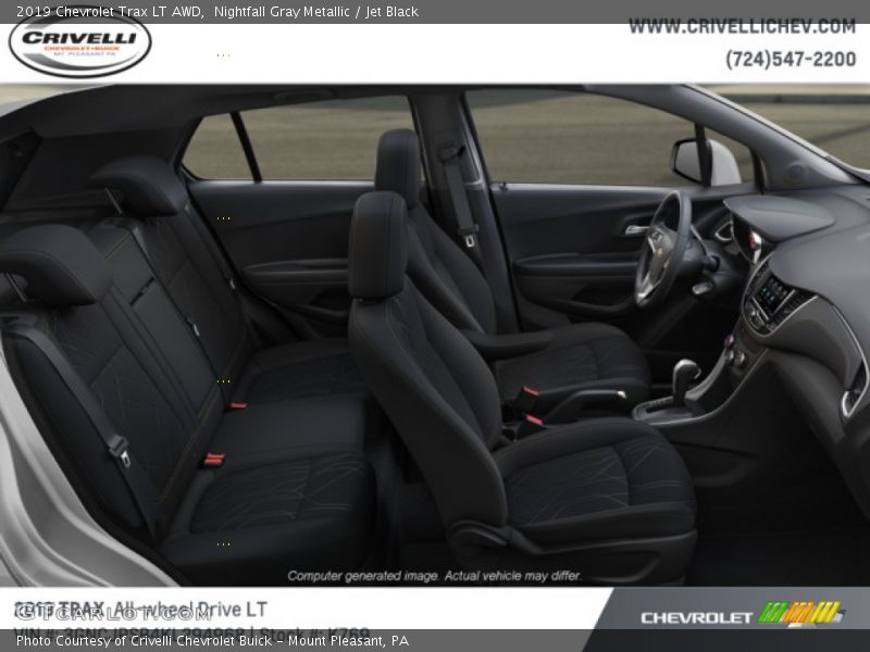 Nightfall Gray Metallic / Jet Black 2019 Chevrolet Trax LT AWD