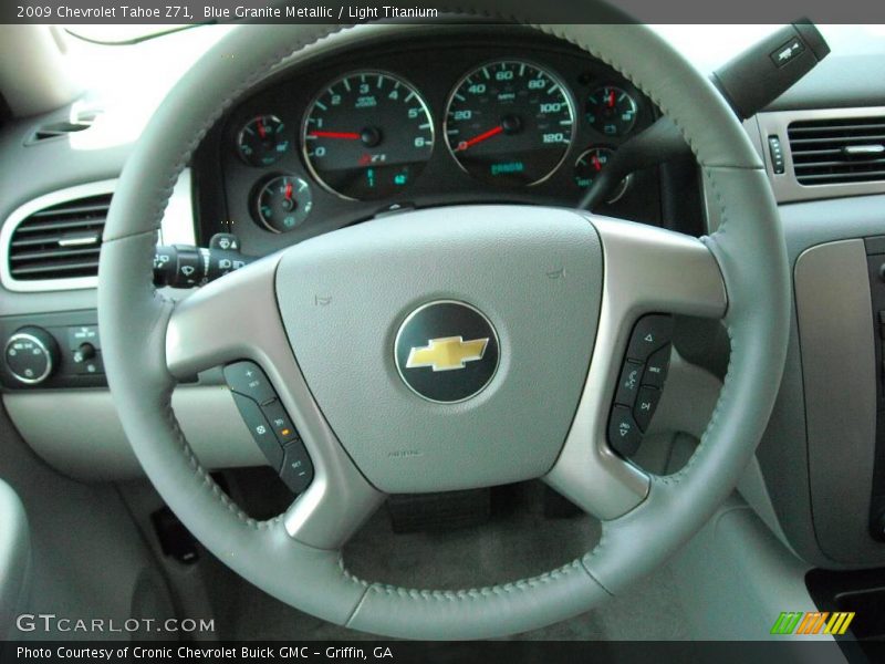 Blue Granite Metallic / Light Titanium 2009 Chevrolet Tahoe Z71