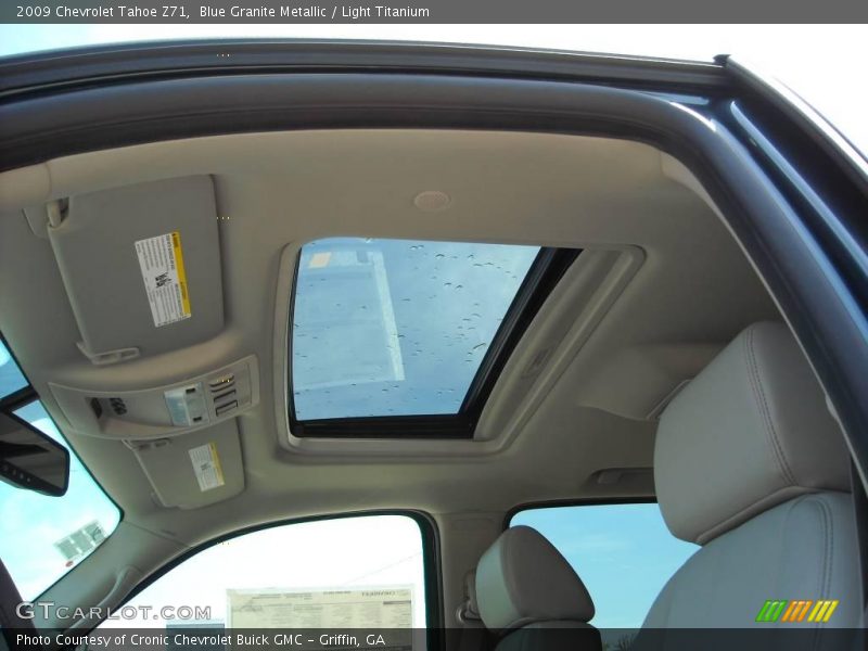 Blue Granite Metallic / Light Titanium 2009 Chevrolet Tahoe Z71