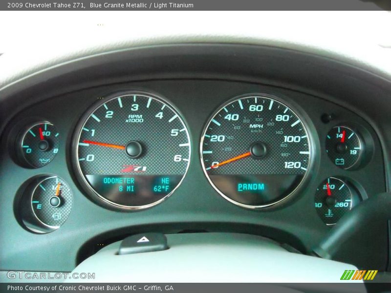 Blue Granite Metallic / Light Titanium 2009 Chevrolet Tahoe Z71