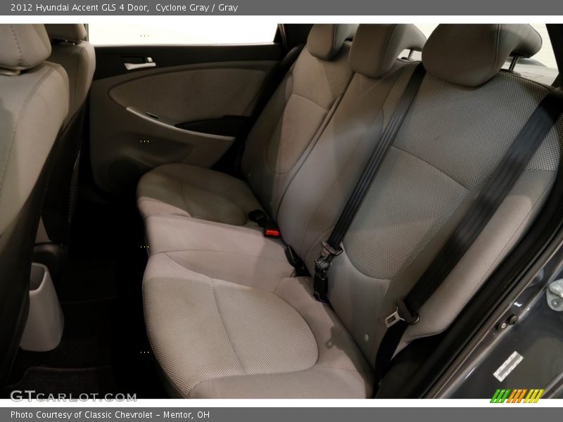 Cyclone Gray / Gray 2012 Hyundai Accent GLS 4 Door