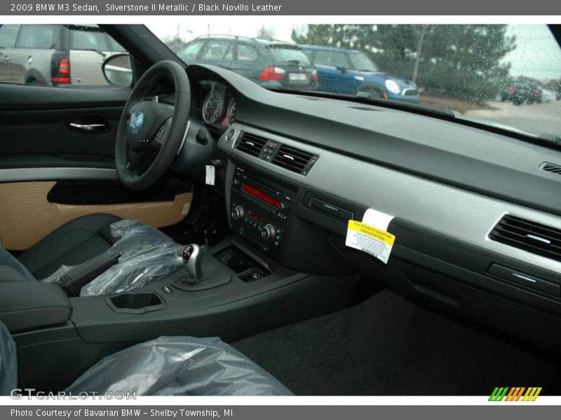 Silverstone II Metallic / Black Novillo Leather 2009 BMW M3 Sedan