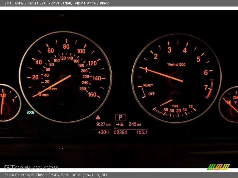 Alpine White / Black 2015 BMW 3 Series 320i xDrive Sedan