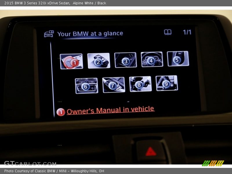 Alpine White / Black 2015 BMW 3 Series 320i xDrive Sedan
