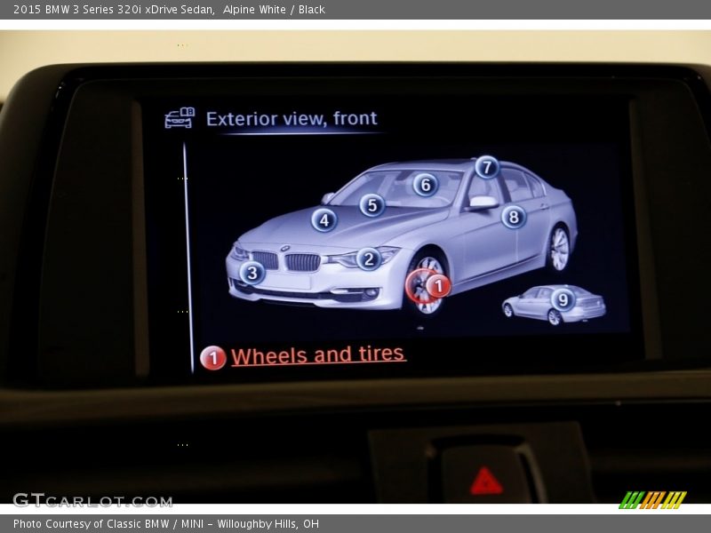 Alpine White / Black 2015 BMW 3 Series 320i xDrive Sedan
