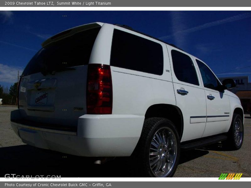 Summit White / Light Titanium 2009 Chevrolet Tahoe LTZ