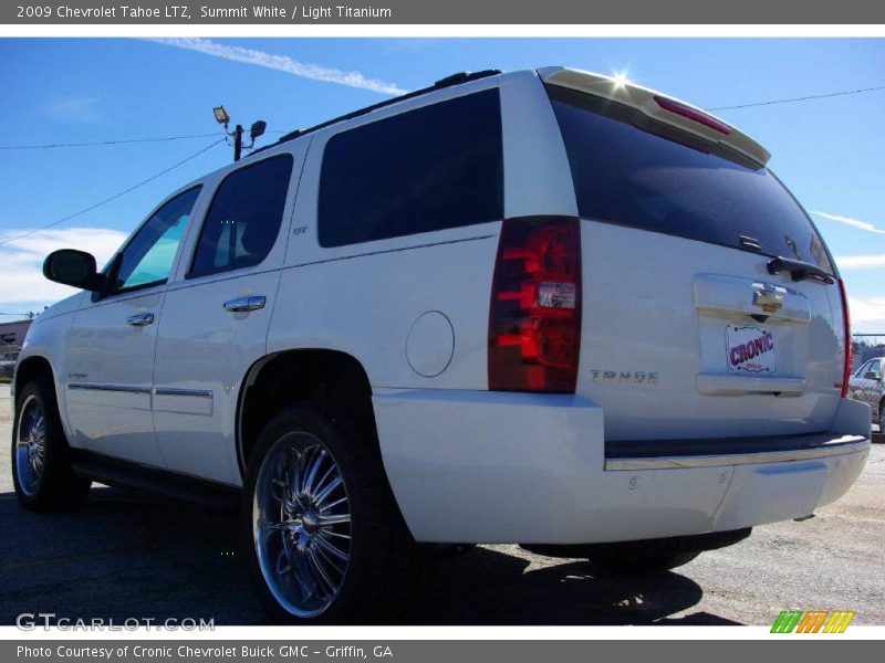 Summit White / Light Titanium 2009 Chevrolet Tahoe LTZ