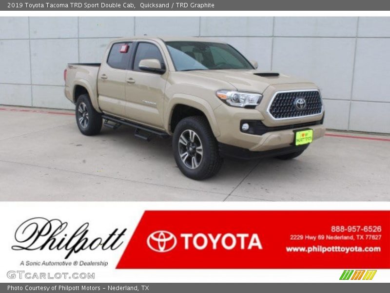 Quicksand / TRD Graphite 2019 Toyota Tacoma TRD Sport Double Cab