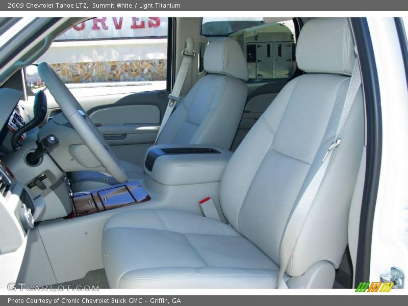 Summit White / Light Titanium 2009 Chevrolet Tahoe LTZ