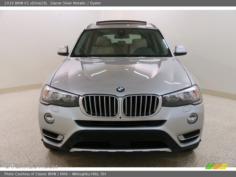 Glacier Silver Metallic / Oyster 2016 BMW X3 xDrive28i