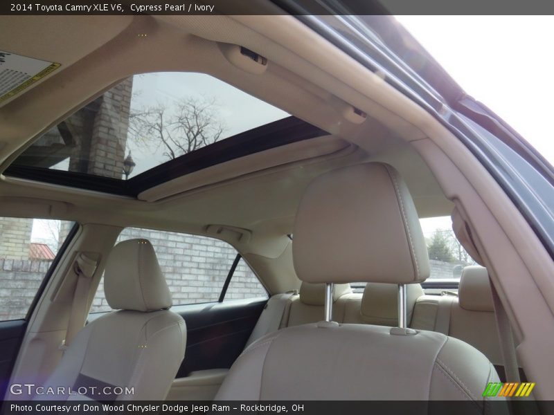 Cypress Pearl / Ivory 2014 Toyota Camry XLE V6