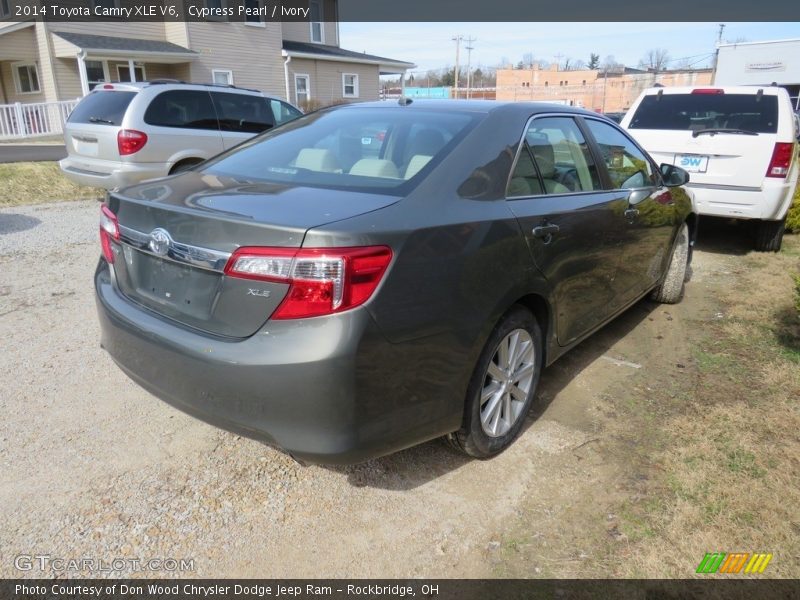 Cypress Pearl / Ivory 2014 Toyota Camry XLE V6