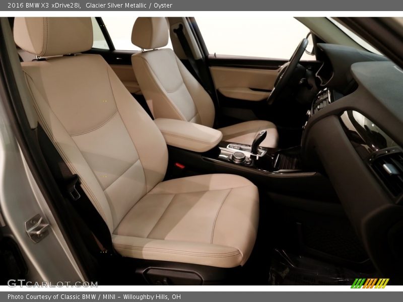 Glacier Silver Metallic / Oyster 2016 BMW X3 xDrive28i