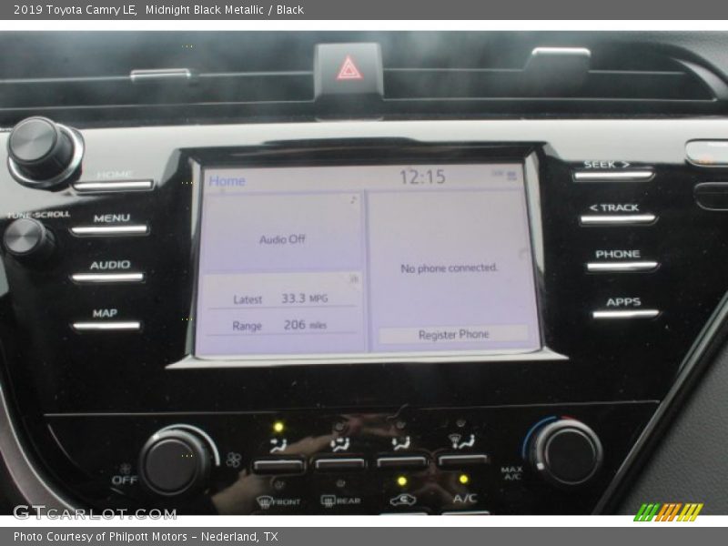 Midnight Black Metallic / Black 2019 Toyota Camry LE