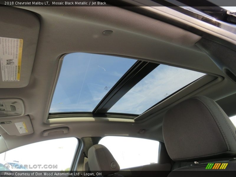 Mosaic Black Metallic / Jet Black 2018 Chevrolet Malibu LT