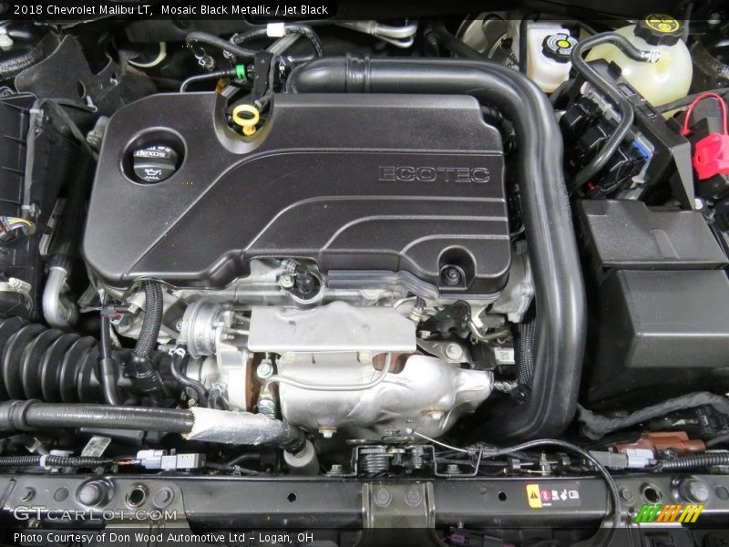 Mosaic Black Metallic / Jet Black 2018 Chevrolet Malibu LT