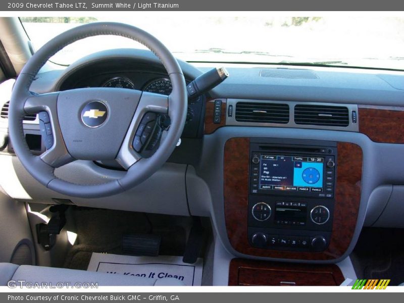 Summit White / Light Titanium 2009 Chevrolet Tahoe LTZ
