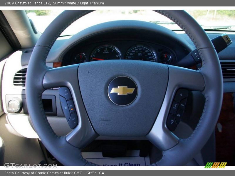 Summit White / Light Titanium 2009 Chevrolet Tahoe LTZ