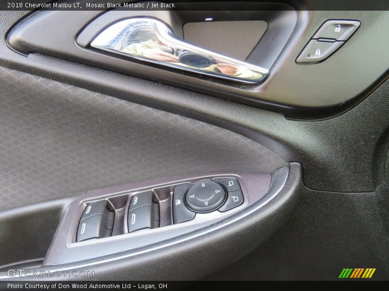 Mosaic Black Metallic / Jet Black 2018 Chevrolet Malibu LT