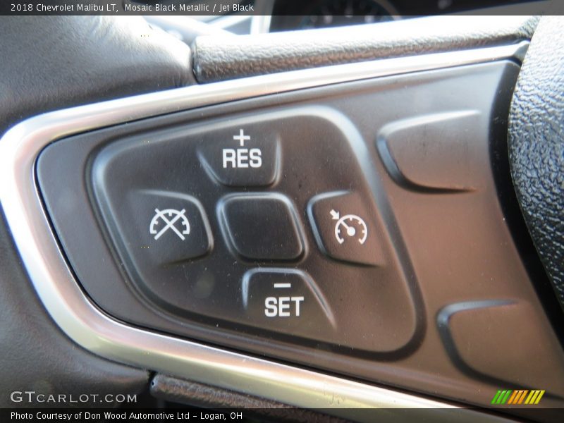 Mosaic Black Metallic / Jet Black 2018 Chevrolet Malibu LT