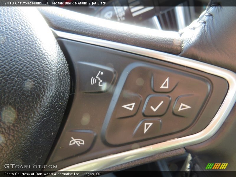 Mosaic Black Metallic / Jet Black 2018 Chevrolet Malibu LT