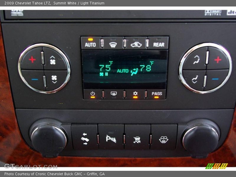 Summit White / Light Titanium 2009 Chevrolet Tahoe LTZ