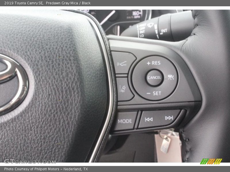 Predawn Gray Mica / Black 2019 Toyota Camry SE