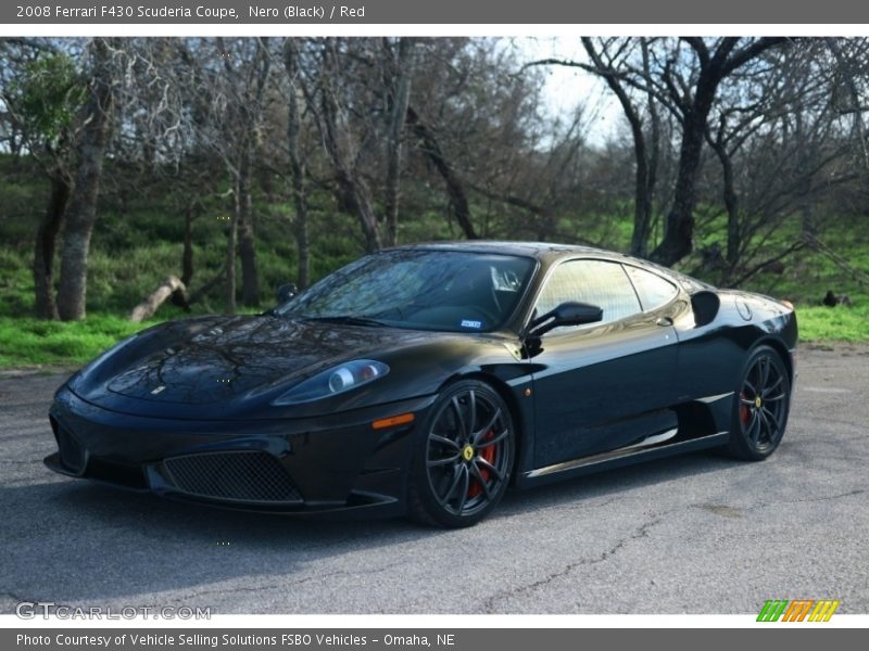 Nero (Black) / Red 2008 Ferrari F430 Scuderia Coupe