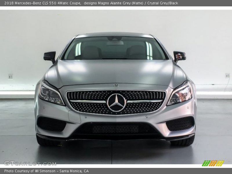 designo Magno Alanite Grey (Matte) / Crystal Grey/Black 2018 Mercedes-Benz CLS 550 4Matic Coupe