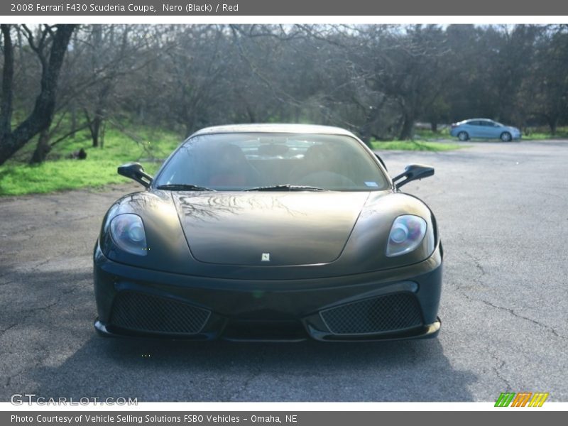 Nero (Black) / Red 2008 Ferrari F430 Scuderia Coupe