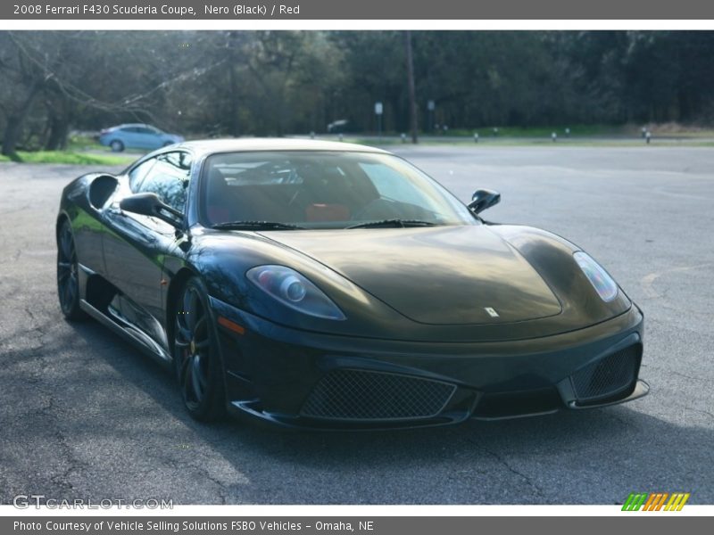 Nero (Black) / Red 2008 Ferrari F430 Scuderia Coupe