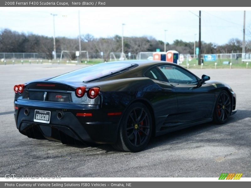 Nero (Black) / Red 2008 Ferrari F430 Scuderia Coupe
