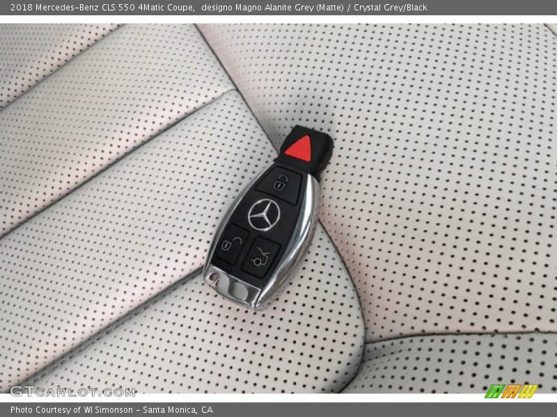 Keys of 2018 CLS 550 4Matic Coupe