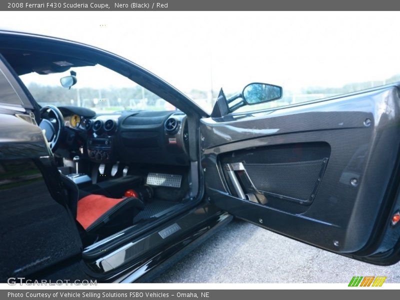 Nero (Black) / Red 2008 Ferrari F430 Scuderia Coupe