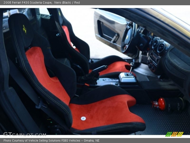 Nero (Black) / Red 2008 Ferrari F430 Scuderia Coupe