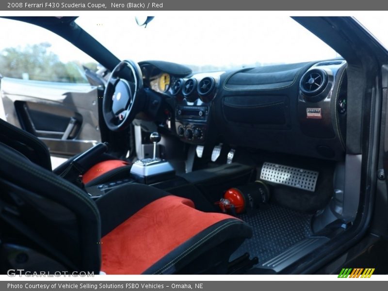 Nero (Black) / Red 2008 Ferrari F430 Scuderia Coupe