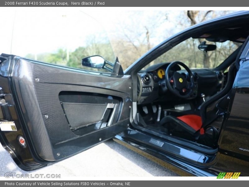 Nero (Black) / Red 2008 Ferrari F430 Scuderia Coupe