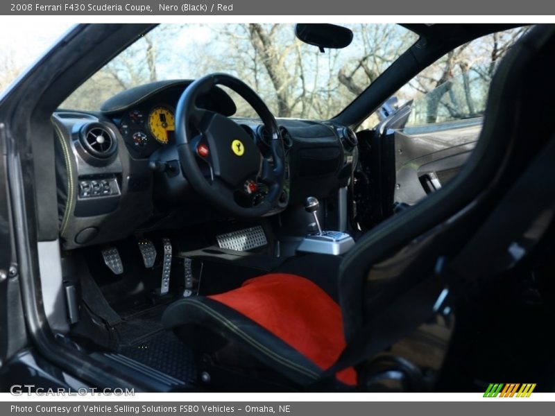 Nero (Black) / Red 2008 Ferrari F430 Scuderia Coupe