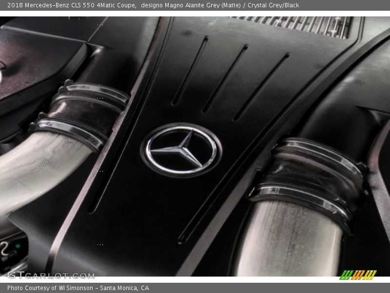 designo Magno Alanite Grey (Matte) / Crystal Grey/Black 2018 Mercedes-Benz CLS 550 4Matic Coupe