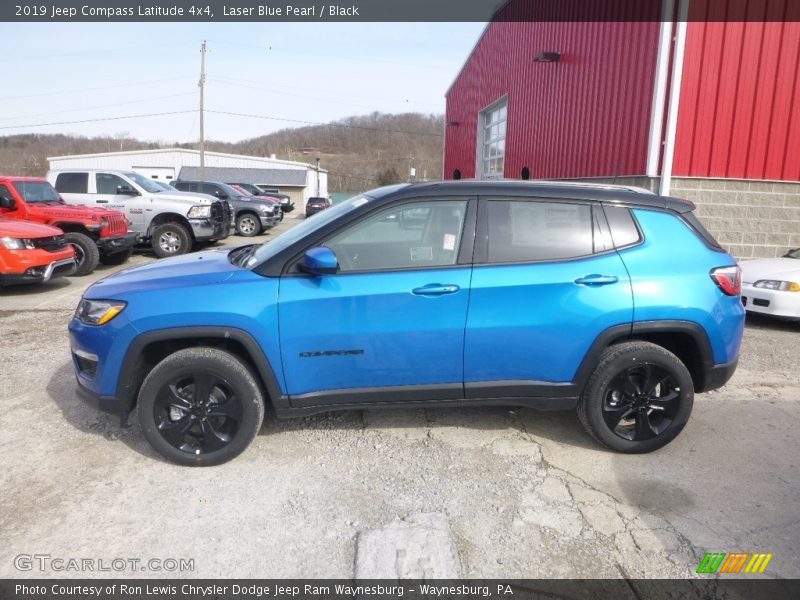 Laser Blue Pearl / Black 2019 Jeep Compass Latitude 4x4