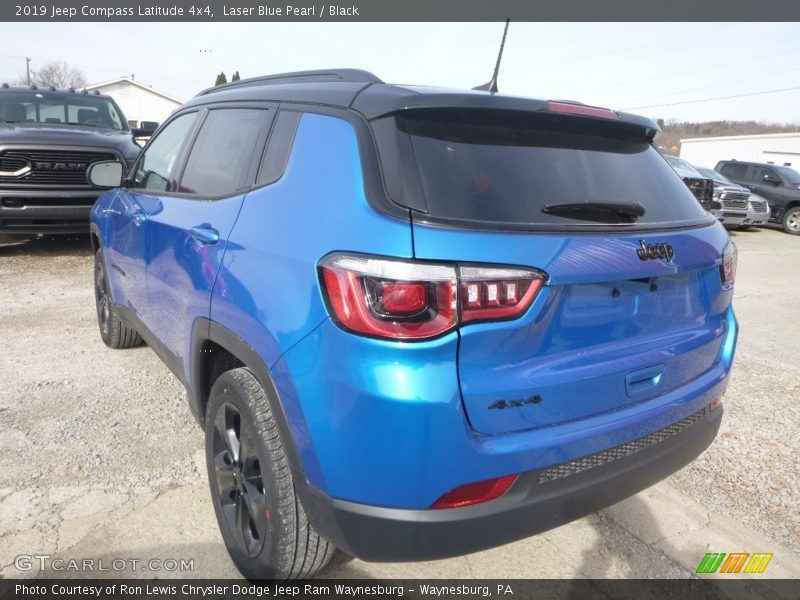 Laser Blue Pearl / Black 2019 Jeep Compass Latitude 4x4