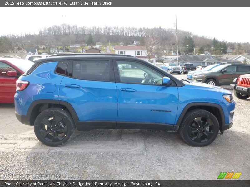 Laser Blue Pearl / Black 2019 Jeep Compass Latitude 4x4