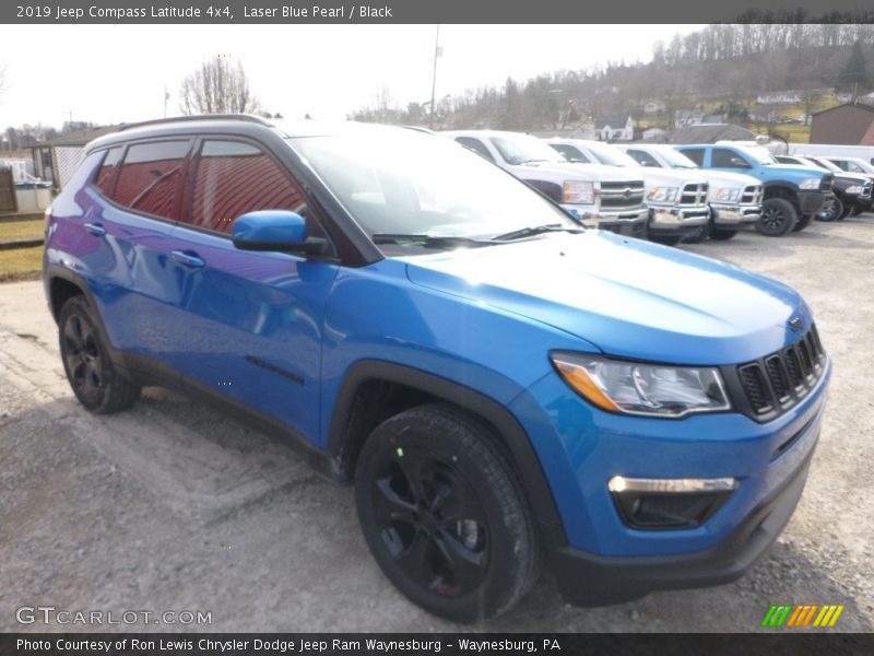 Laser Blue Pearl / Black 2019 Jeep Compass Latitude 4x4