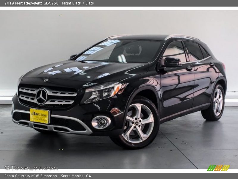 Night Black / Black 2019 Mercedes-Benz GLA 250