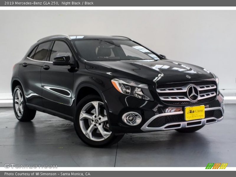 Night Black / Black 2019 Mercedes-Benz GLA 250