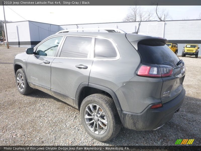 Sting-Gray / Black 2019 Jeep Cherokee Latitude Plus 4x4