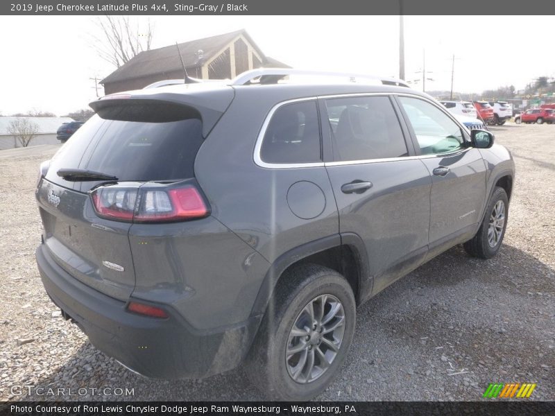 Sting-Gray / Black 2019 Jeep Cherokee Latitude Plus 4x4