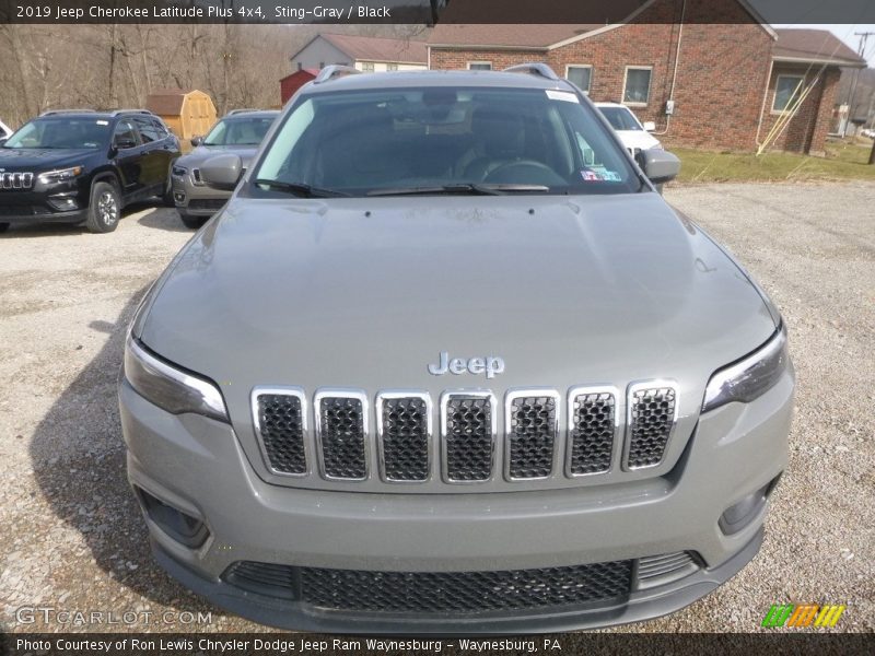 Sting-Gray / Black 2019 Jeep Cherokee Latitude Plus 4x4